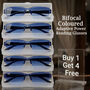 Bifocal Colored Adaptive Power Reading Glasses Buy 1 Get 4 Free (5BOC3RG2)